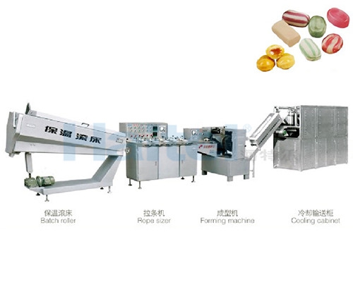 夹芯泡泡糖大大棒球糖生产线