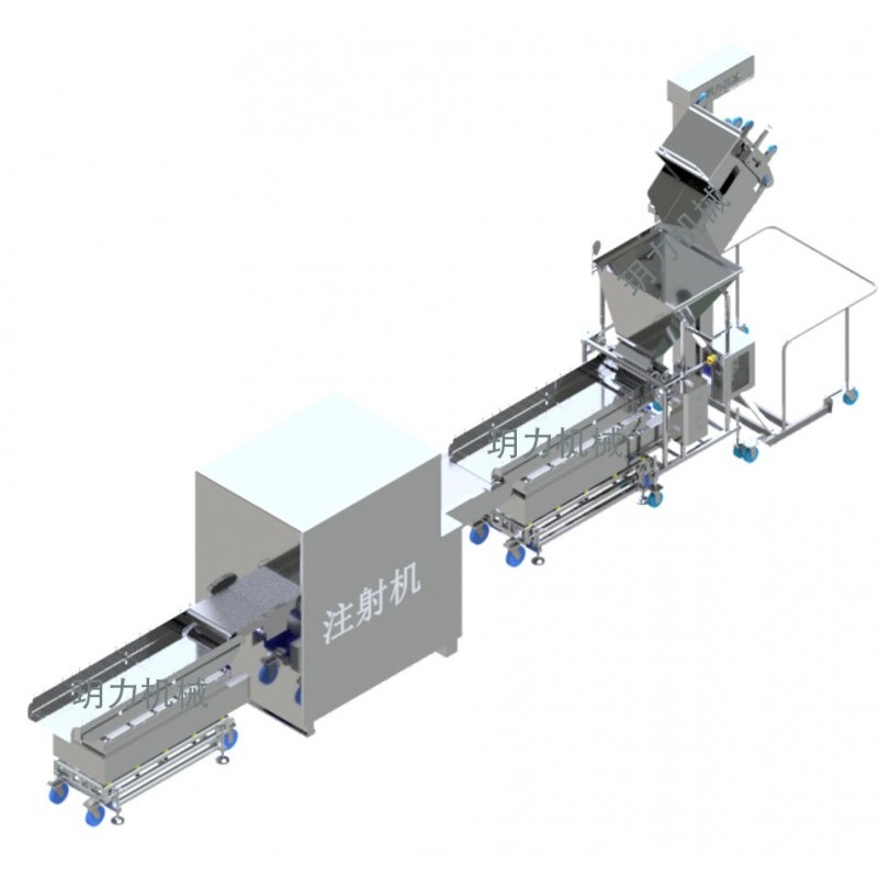 玥力机械注射机配套进料、出料系统